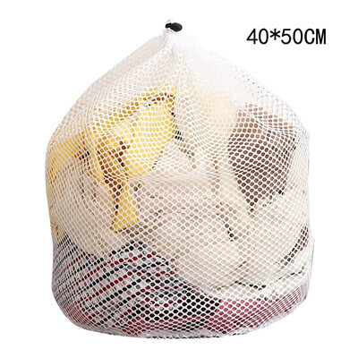 

Practical Large Washing Net Bags Durable Fine Mesh Laundry Bag With Lockable Drawstring For Big