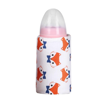 USB portable bottle Bag Warmers milk warmer infant feeding bottle heated cover thermostat food heater insulation