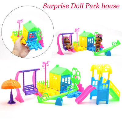 

〖Follure〗Park House Game Slide Playset Baby Girls Kids Gift Toy for LOL Surprise Doll