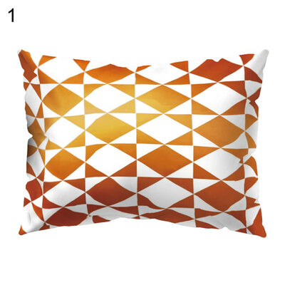 

Dot Triangle Geometric Pattern Pillow Cover Cushion Case Car Sofa Hotel Decor