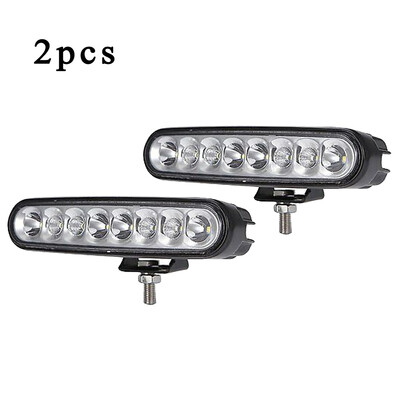 

24W 8-LED Work Light Bar Single Row Car Refit DRL Off-road Maintenance Lamp Kit