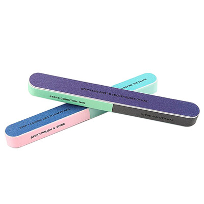 

2pcslot Nail Files Nail Buffers Block 7 Professional Steps Buffing Polishing Shining Your Fingernail & Toenail Tool Kit Sets