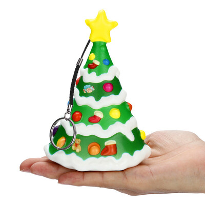 

Gobestart Squishies Kawaii Christmas Tree Slow Rising Cream Scented Stress Relief Toys