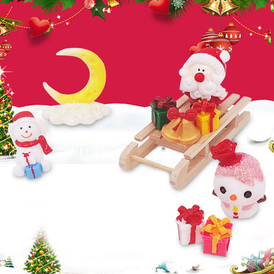 

Siaonvr Dollhouse Miniature Scene Model Christmas Gift Set Decoration Pretend Play Toy