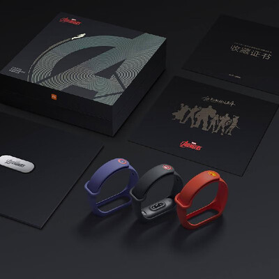 

Xiaomi Mi band 4 AMOLED Color Screen Wristband BT 50 135 mAh Battery Fitness Tracker Smart Watch Avengers Limited Edition Design