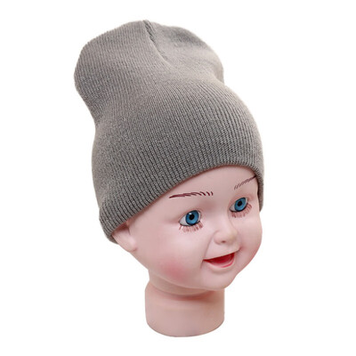 

Kids Hat Winter Warm Baby Hat Knitted Boy Girl Kids Toddler Infant Cap Beanie Candy Color