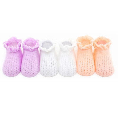 

3 Pair lot New Kids Spring Summer Cotton Children Breathable Mesh Socks Newborn Baby Girl Infant Socks