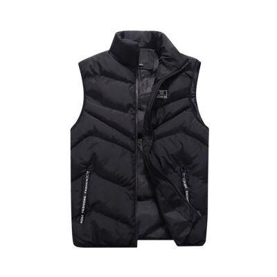 

2018 New Arrival Brand Men Sleeveless Jacket High Quality Winter Autumn Red Black Vest Male Slim Vest Mens Warm Vest