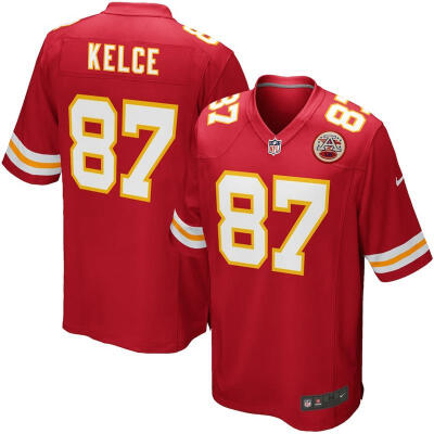 

Youth Football Jersey Kansas City Chiefs Travis Kelce Red Team Game Jersey