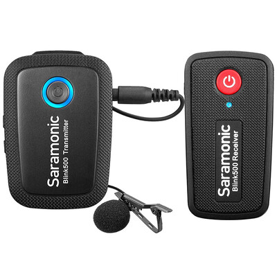 

Saramonic Blink500 B1 Ultracompact 24GHz Dual-channel Wireless Microphone System TXRX for DSLR Mirrorless Video Camera