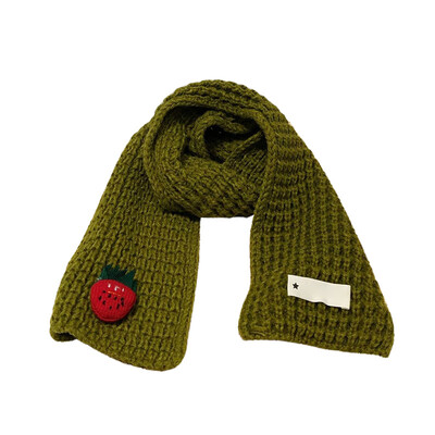 

5-8T Children Boys Girls Scarf Fashion Winter Kids Scarves Warm Cute Soft Scarf Collar Knitted Children Stretch Neck Ring