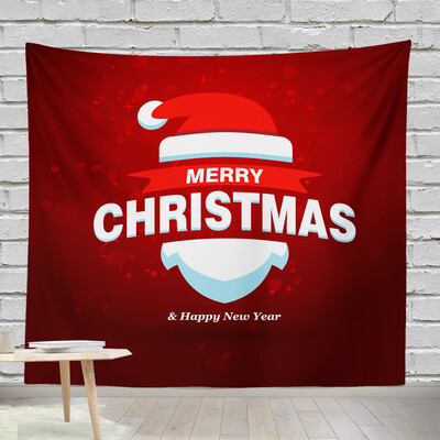 

Tailored Hot Xmas Art Home Wall Hanging Tapestry Christmas Festival Bedspread Wall Decor