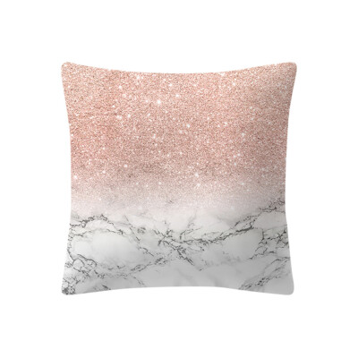 

〖Follure〗Rose Gold Pink Cushion Cover Square Pillowcase Home Decoratio