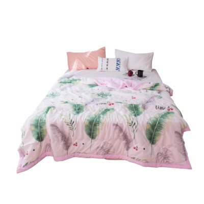 

Thin Lightweight Blankets Bedding Quilt Air Conditioner For Two People In Summer Double Summer Printed Air Conditioner