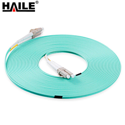 

Haile LC-LC low-smoke halogen-free dual-core 10 Gigabit multimode fiber patch cord LC-LC 50125 OM3 5 m