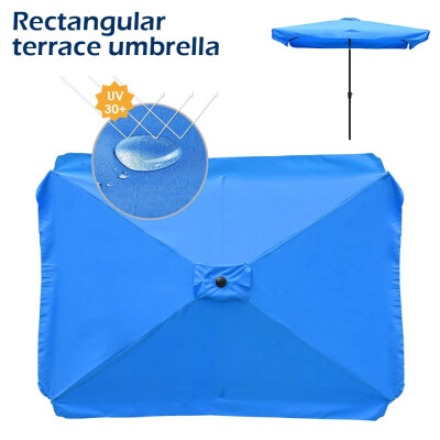 

295x200cm Patio Umbrella Cover Canopy Replacement Outdoor Market Table Sunbrella CanopyOnly Tops Cover