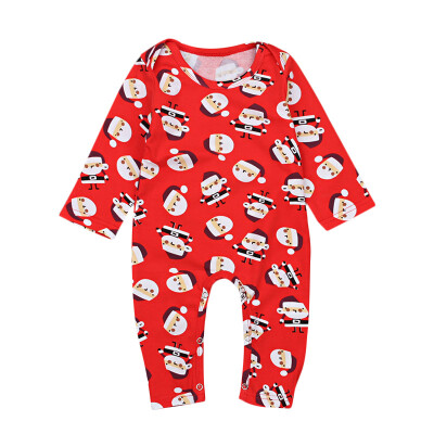 

christmas baby clothes Baby Girl clothes baby boy Romper Bodysuit Cartoon Design Hoodie Long Sleeve baby clothes 3-18M