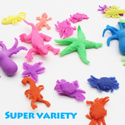 

YIWULA2PCS Macaroon Water Growing Sea Creatures Expandable Collection Toy For Kids