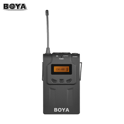 

BOYA BY-WM6R UHF Wireless Microphone System Receiver 576MHz-599MHz 48 Channels for ENG EFP for Canon Nikon Sony DSLR Cameras Camco