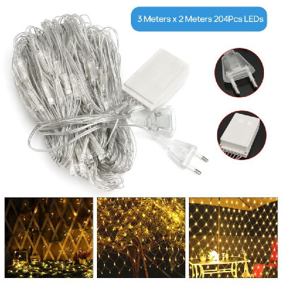 

Led Net Mesh Fairy String Lights 300 LEDs Decorative Lights Plug Powered for Christmas Wedding Party Home Garden Decoration