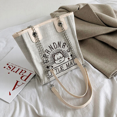 

Tailored 2019 New Fashion Casual Cotton And Linen Versatile Shoulder Messenger Bag