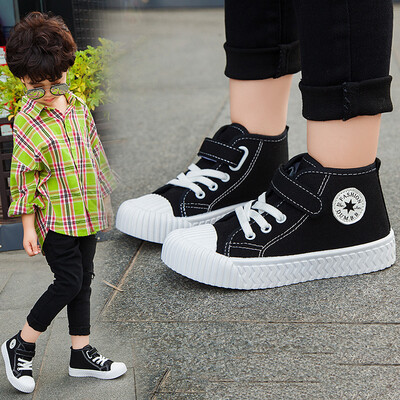 

new fashion Kids Sports Shoes Autumn Children Girls Sneakers Casual Solid Color Leather Running Shoes Flat Size 25-38