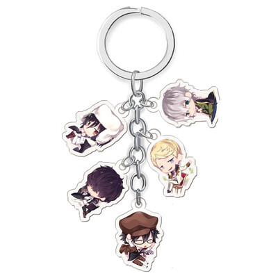 

Anime Bungo Stray Dogs Atsushi Dazai Akutagawa Chuya Rabbit Acrylic Keyring Keychain