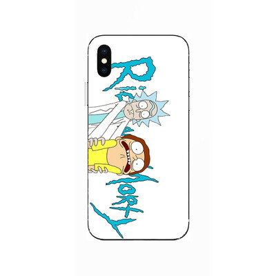 

Fashion Rick&Morty Cartoon soft silicone Painting Case For Apple iPhone 6 6s 7 8 Plus X XR XS Max Soft TPU Printed Cover
