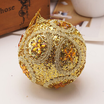 

Tailored Christmas Rhinestone Glitter Baubles Ball Xmas Tree Ornament Decoration 8CM
