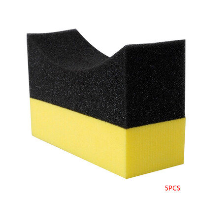 

5PCS Portable Composite PE Multifunctional Wash Cleaner Car Wax Sponge Foam Universal Auto Clean Tool