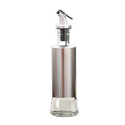 

1Pcs Stainless steel Olive Oil Vinegar Sprayer Dispenser Pourer Flip Top Bottle