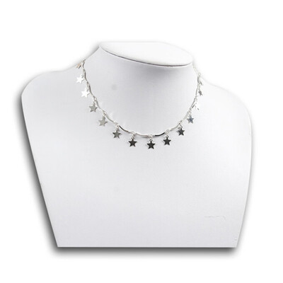 

Popular Dainty Gold Color Chain Tiny Star Choker Necklace for Women Necklaces