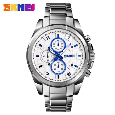 

SKMEI Mens Business Quartz Watch Three Dial 1378