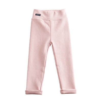 

Autumn Newborn Baby Girls Pants Cotton Leggings Elastic Waist Solid Print Toddler Tight Bottom