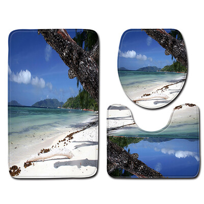 

〖Follure〗3pcs Non-Slip Bath Mat Bathroom Kitchen Carpet Doormats Decor