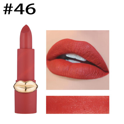 

MISS ROSE Lip Shape Lipstick Matte Lipstick 12 colors Good Coloring Paste Skin Easy to Color Lipstick Lip Makeup