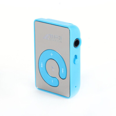 

Mini Mirror Clip USB Digital Mp3 Music Player Support 8GB SD TF Card 7 Colors can Choose