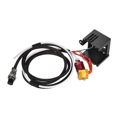 

1pc Extruder Kits wth 04mm Output Nozzle Double Fans Fan Cover Air Connections for CR-10 3D Printer