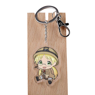 

2019 New Anime Made in Abyss Nanachi Key Rings Acrylic Keychain Charm Keyring Pendant