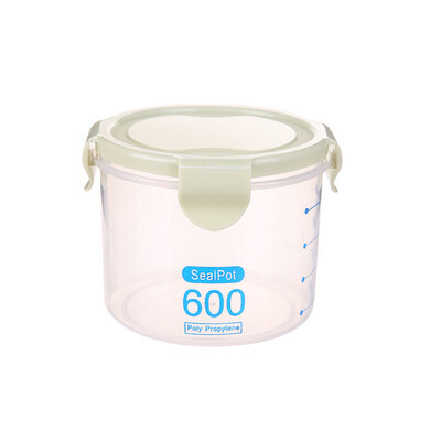 

Gobestart Plastic Sealed Cans Kitchen Storage Box Transparent Food Canister Keep Fresh Jar