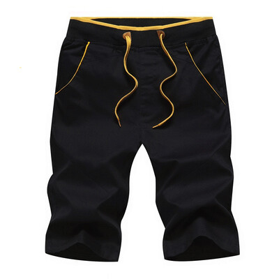 

Mens casual shorts mens 5-point pants beach pants elastic pants