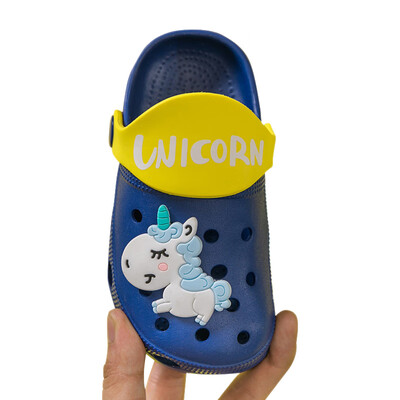 

Summer Beach Slipper Lovely Cartoon Decorative Kids Sandals Cute Garden 15M-6T Toddler Sandals Non-slip Baby Girl Boy Sandals