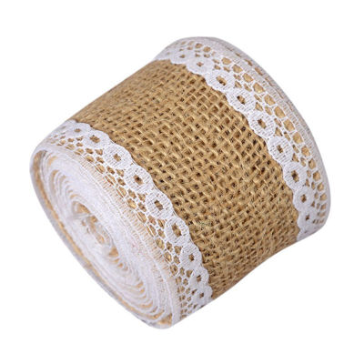 

Wedding Decoration Diy Lace Linen Roll 5M Vintage Wedding Burlap Ribbon Sisal Lace Trim Jute Hessian Event Party Decor Supplies