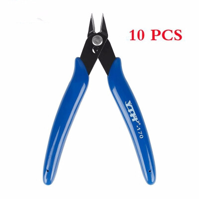 

10PCS 170 Plier Wire Cutting Pliers cable bolt cutter for clamps side electrical wire cable cutters electrician tools nippers