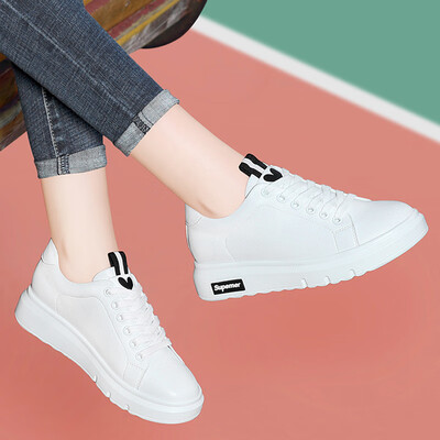 

Gucci Tianlun Ms Korean fashion simple&simple student belt with thick bottom low to help sports casual white shoes 9272 black 38