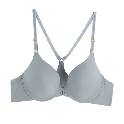 

1PCS Women Sexy Lingerie Push-up Plus Size Underwear Thin Cup Front Buckle Smooth No Trace Y Type Bra