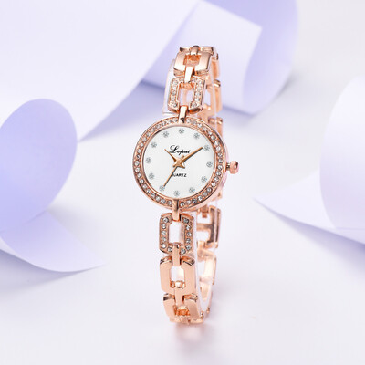 

〖Follure〗Fashion Simple Casual Small And Exquisite Alloy Strap Ladies Bracelet Watch