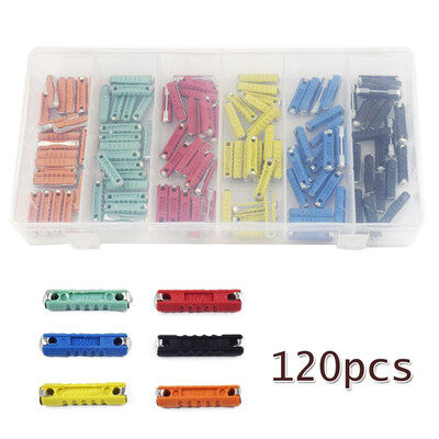 

120pcsset 5-30AMP Automotive Fuse For Old-fashioned European Car Blade Fuses