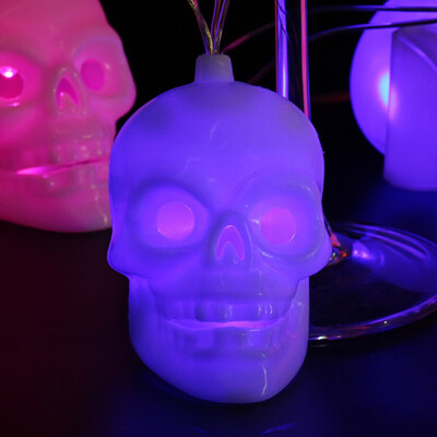 

1 set 10LED Light Halloween Pumpkin Skull Bat LED String Light Halloween Indoor Outdoor Lights Crazy Halloween Party Decoration