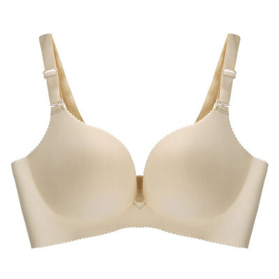 

New fashion women sexy lace gathered no trace v collar tube bra strap care bottom pad comfortable underwear feel skin-friendly
